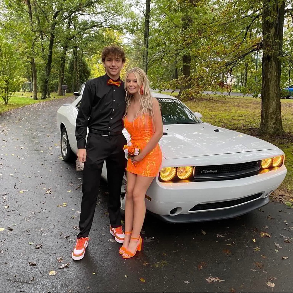 Orange Homecoming Dress